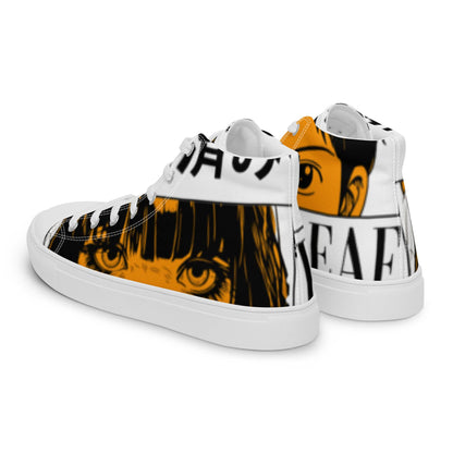 Men's High Top Canvas Shoes - Anime - Lunar Leaf