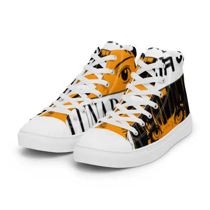 Men's High Top Canvas Shoes - Anime - Lunar Leaf