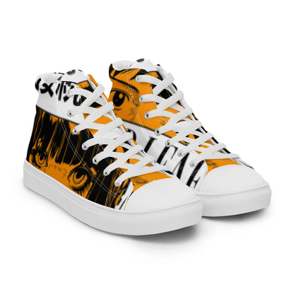 Men's High Top Canvas Shoes - Anime - Lunar Leaf