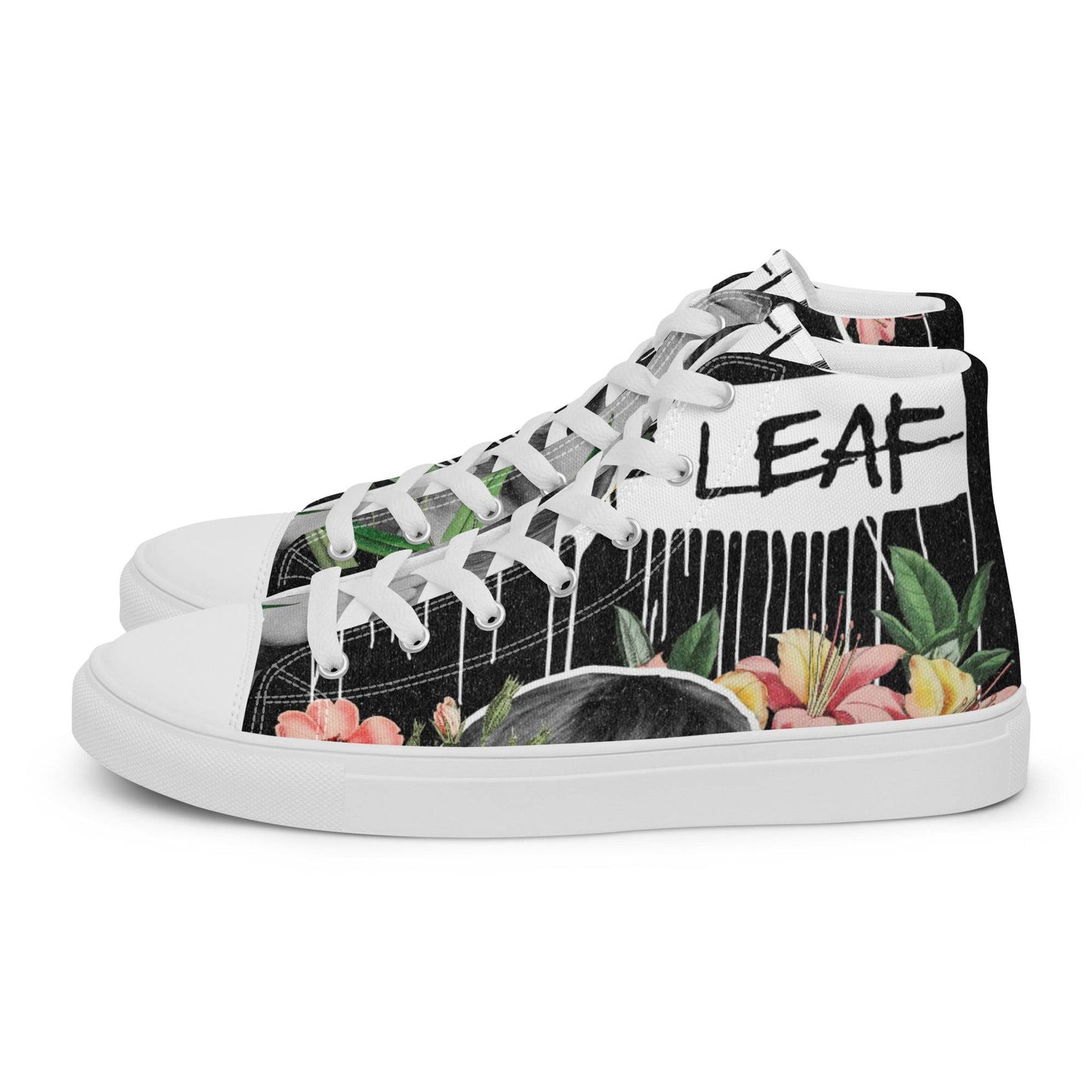 Men’s High Top Canvas Shoes - Cry Baby - Lunar Leaf