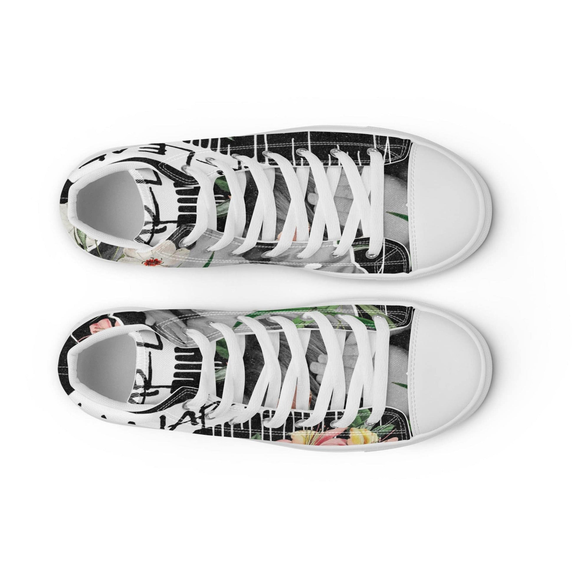 Men’s High Top Canvas Shoes - Cry Baby - Lunar Leaf