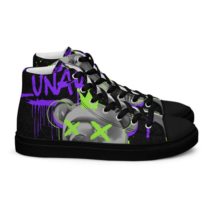 Men’s High Top Canvas Shoes - Lunar Bear - Lunar Leaf