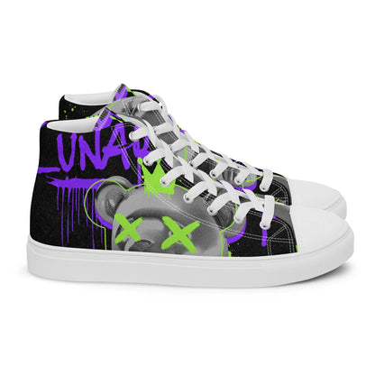 Men’s High Top Canvas Shoes - Lunar Bear - Lunar Leaf