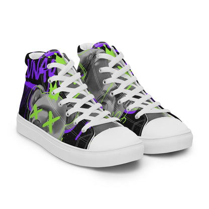 Men’s High Top Canvas Shoes - Lunar Bear - Lunar Leaf