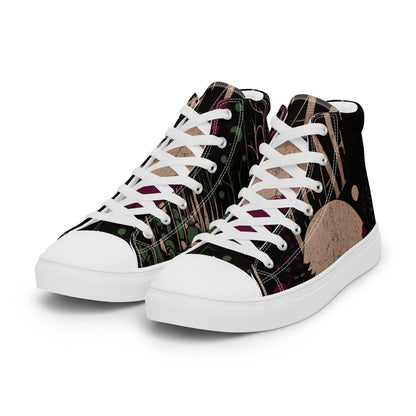 Men’s High Top Canvas Shoes - Lunar Forest - Lunar Leaf