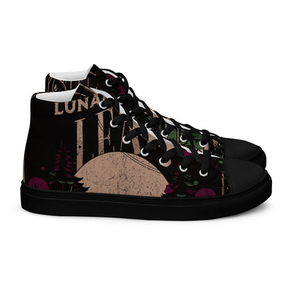 Men’s High Top Canvas Shoes - Lunar Forest - Lunar Leaf