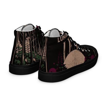 Men’s High Top Canvas Shoes - Lunar Forest - Lunar Leaf