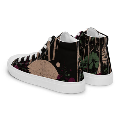 Men’s High Top Canvas Shoes - Lunar Forest - Lunar Leaf