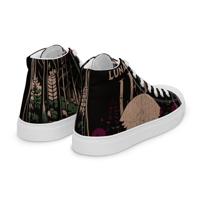 Men’s High Top Canvas Shoes - Lunar Forest - Lunar Leaf