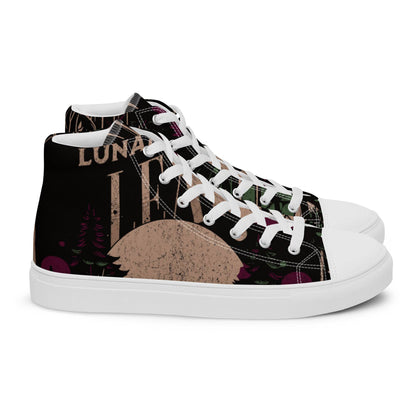 Men’s High Top Canvas Shoes - Lunar Forest - Lunar Leaf