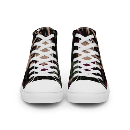 Men’s High Top Canvas Shoes - Lunar Forest - Lunar Leaf