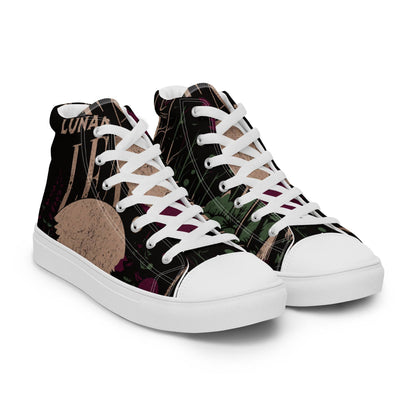 Men’s High Top Canvas Shoes - Lunar Forest - Lunar Leaf