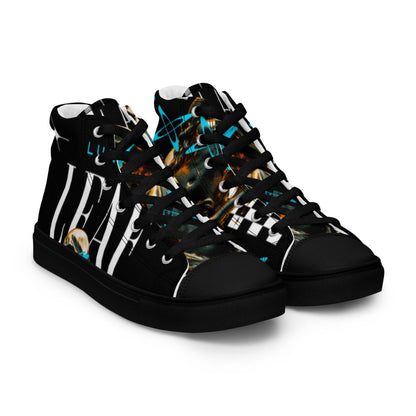 Women’s High Top Canvas Shoes - Angel - Lunar Leaf