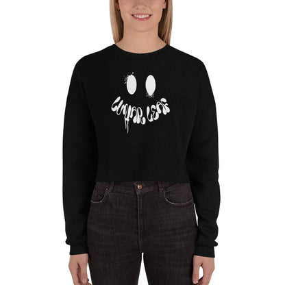 Lunar Leaf - Smile Cropped Sweatshirt - Lunar Leaf