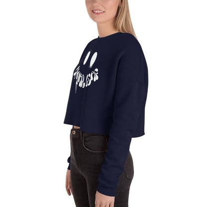 Lunar Leaf - Smile Cropped Sweatshirt - Lunar Leaf