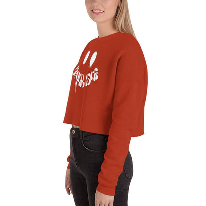 Lunar Leaf - Smile Cropped Sweatshirt - Lunar Leaf