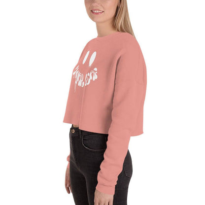 Lunar Leaf - Smile Cropped Sweatshirt - Lunar Leaf