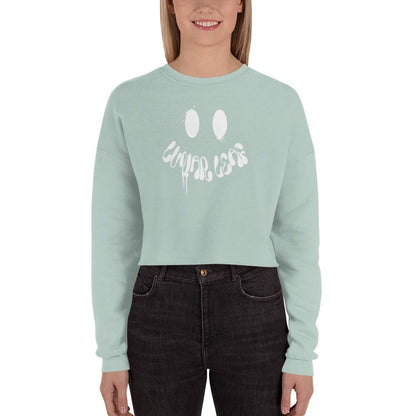 Lunar Leaf - Smile Cropped Sweatshirt - Lunar Leaf